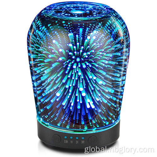 China 3D glass essential oil diffuser Cool Mist Humidifier Manufactory